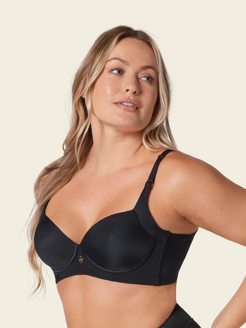 Sujetador Cover Bra con push up y cubrimiento alto de espalda