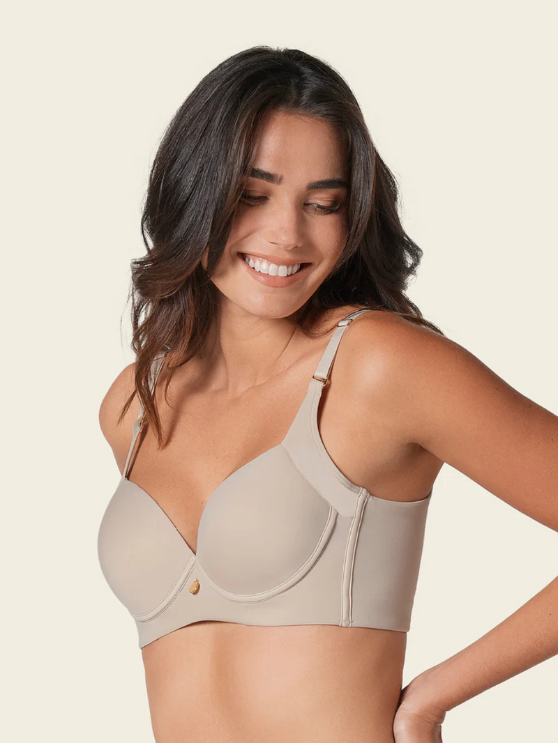 Sujetador Cover Bra con push up y cubrimiento alto de espalda