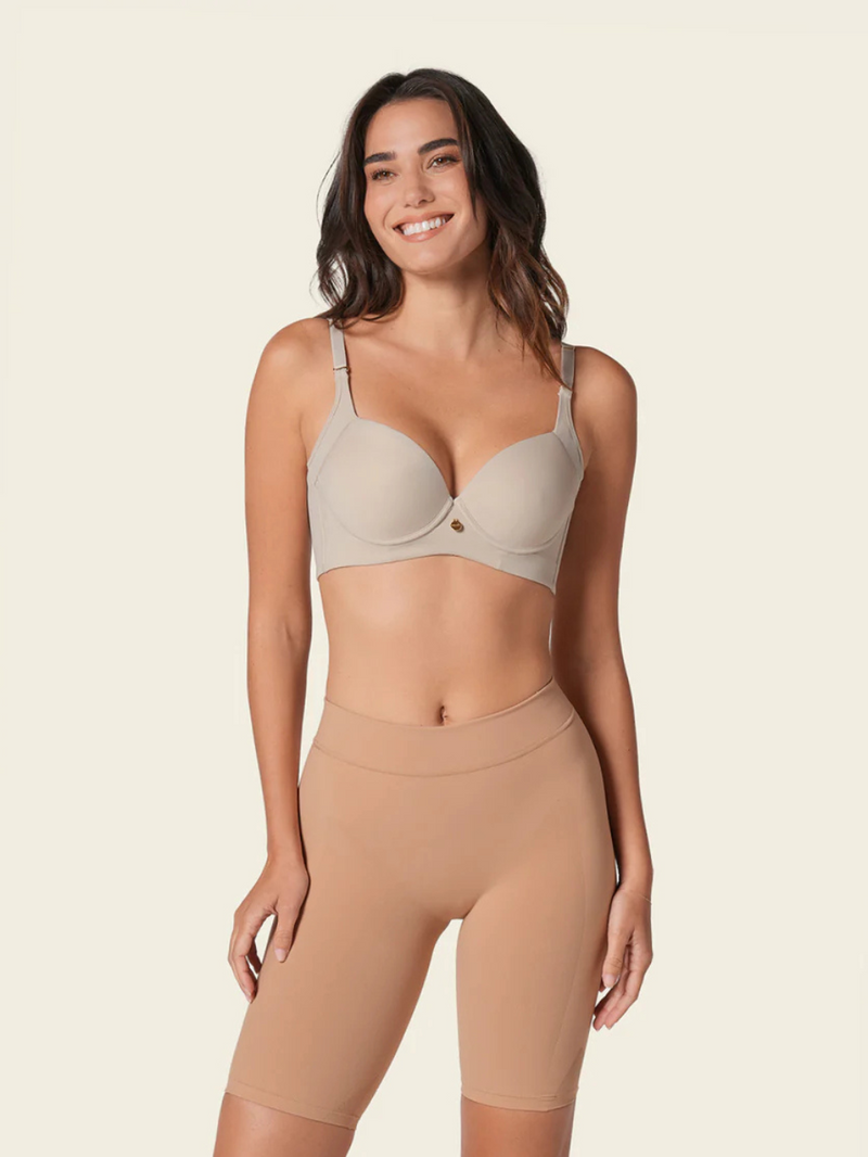Sujetador Cover Bra con push up y cubrimiento alto de espalda