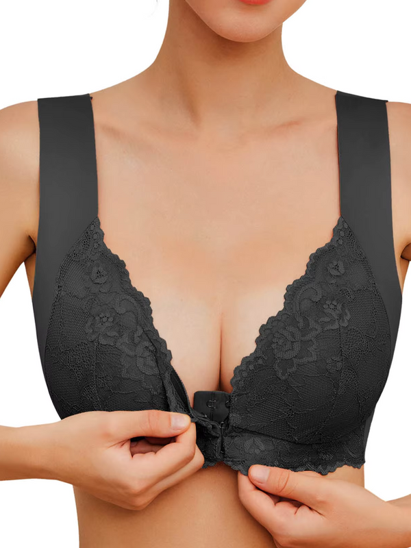 Sujetador push-up de encaje sólido – realce y comodidad