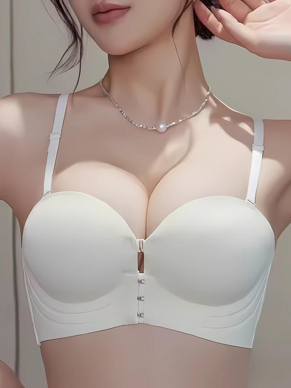 Sujetador strapless push-up con realce y sujeción