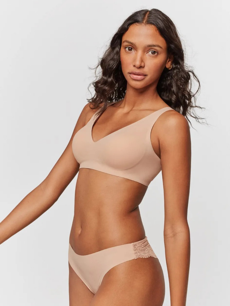Sujetador Push Up Sin Aros con Relleno Extraíble