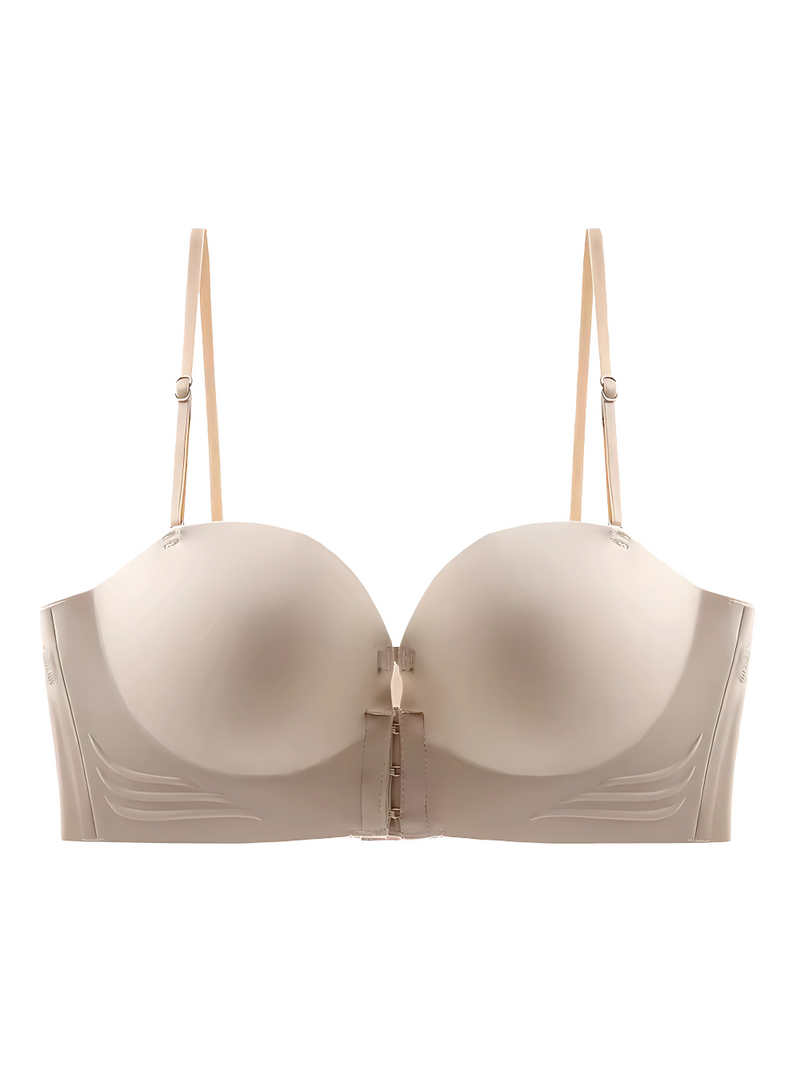Sujetador strapless push-up con realce y sujeción