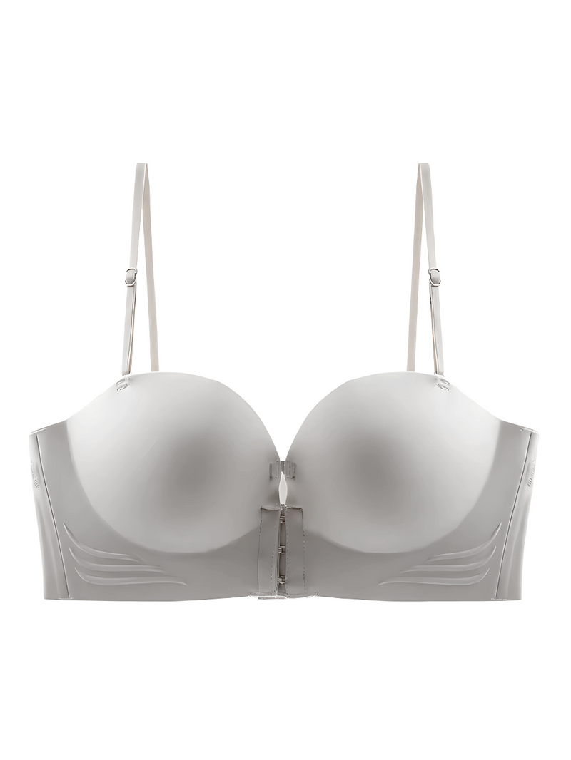 Sujetador strapless push-up con realce y sujeción