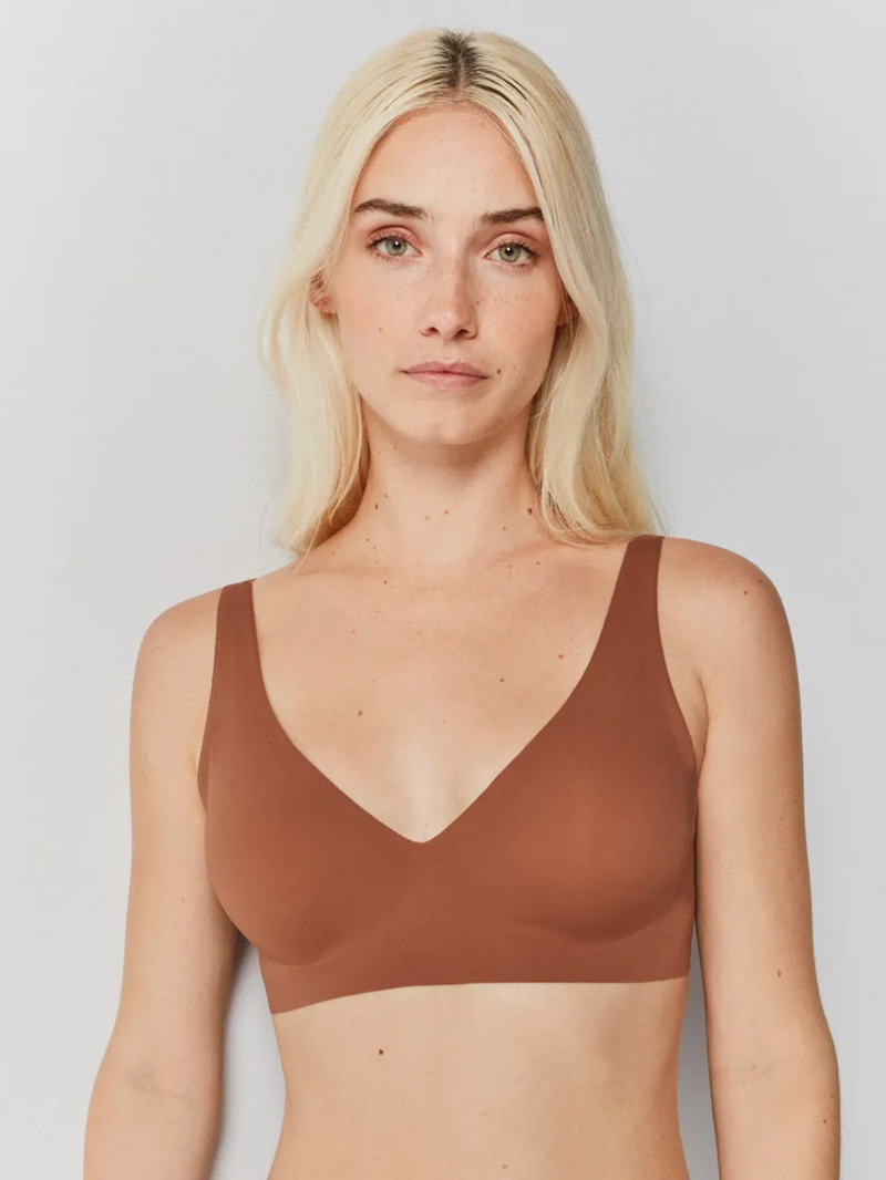 Sujetador Push Up Sin Aros con Relleno Extraíble
